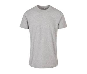 BUILD YOUR BRAND BYB010 - Tee-shirt col rond 140 Heather Grey