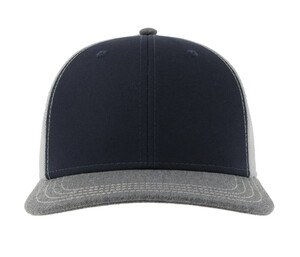 ATLANTIS HEADWEAR AT256 - Casquette trucker Navy/Grey/White