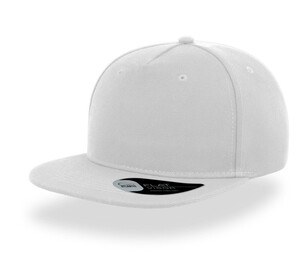 ATLANTIS HEADWEAR AT262 - Casquette visière plate 5 pans White