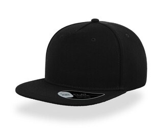 ATLANTIS HEADWEAR AT262 - Casquette visière plate 5 pans Black