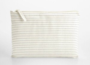 WESTFORD MILL WM253 - Pochette rayée Grey Stripe