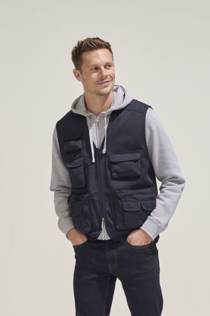 SOLS 43630 - WILD Gilet Reporter Multipoches