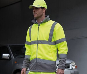 Result RS329 - Veste Micropolaire Haute Visibilité