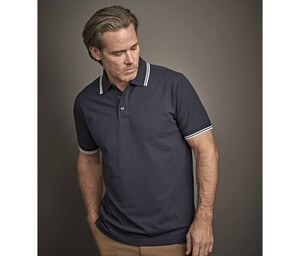 TEE JAYS TJ1407 - Polo homme col et manches contrastés