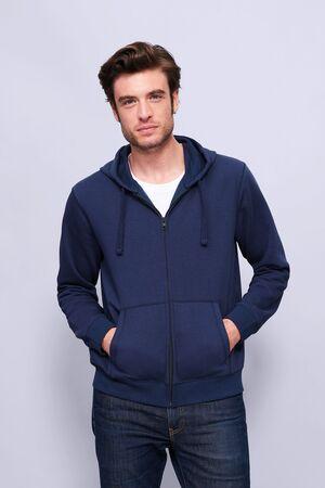 SOLS 03105 - Spike Men Veste Zippée Homme à Capuche