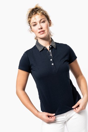 Kariban K261 - Polo jersey bicolore femme